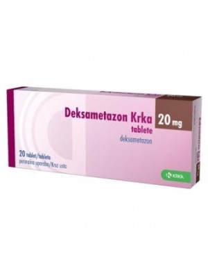 Dexamethasone 20 mg. 20 tablets